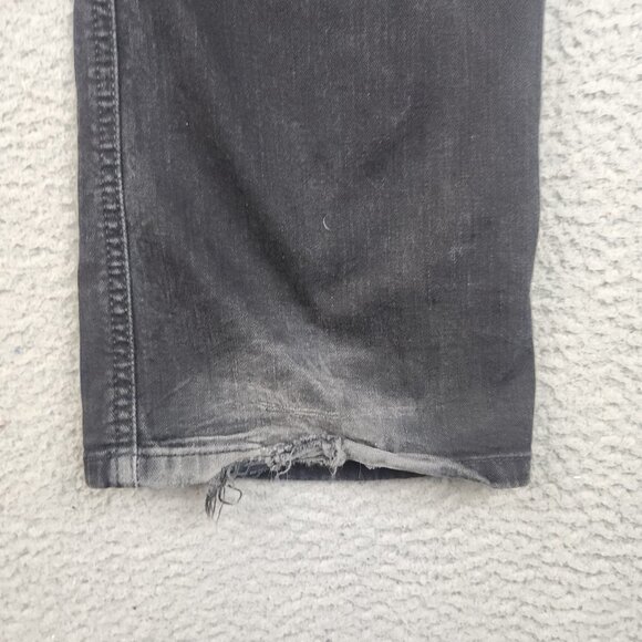 Joe’s Jeans The Rocker Womens Sz 29 Desmond Black Wash Slim Boot Flare Low Rise - Picture 9 of 12